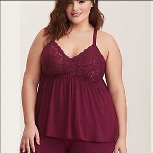 Torrid Babydoll With Lace Tank ~ NWOT